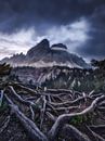 Landschaft in den Dolomiten in Italien im mystischen Licht von Voss Fine Art Fotografie Miniaturansicht
