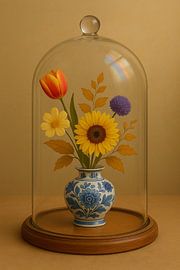 Summer light under bell jar by Studio Juna
