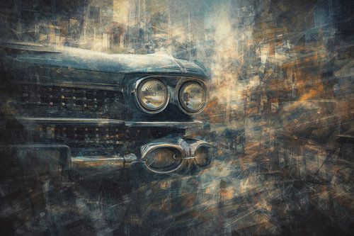 Experimentelle Autofotografie mit dekonstruierten Formen und fließenden Übergängen