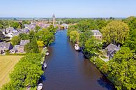Luchtfoto van Loenen aan de Vecht op een mooie zomerdag in Nederland van Eye on You thumbnail