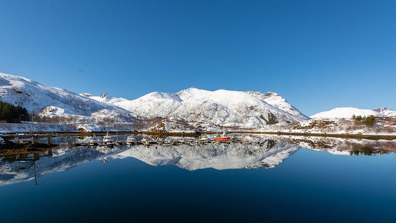 Norway Small port on the Lofoten Islands by Maik Richter