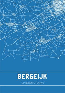 Plan d'ensemble | Carte | Bergeijk (Brabant septentrional) sur Rezona