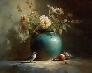 Türkisfarbene Vase | Turquoise Bloom