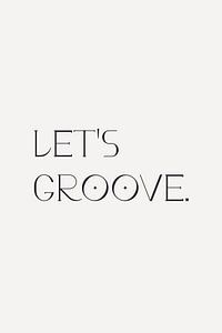 Groove