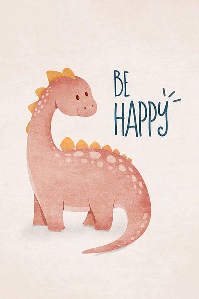 Dinosaures - Be Happy par Emel Tunaboylu by The Artcircle
