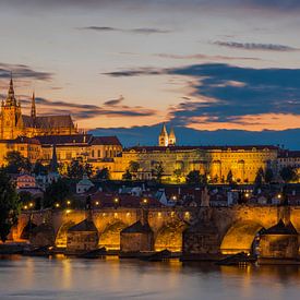 Prague - Charles Bridge and the Prague Castle by Jack Koning