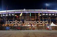 Stadion Feijenoord ofwel De Kuip in Rotterdam tijdens de halve finale van de KNVB beker 2016 van Merijn van der Vliet thumbnail