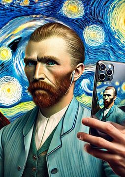 Vincent van Gogh Selfie van Jaap Ros