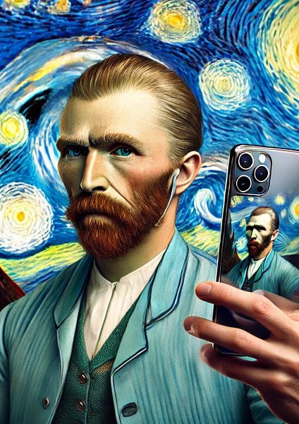Vincent van Gogh Selfie by Jaap Ros
