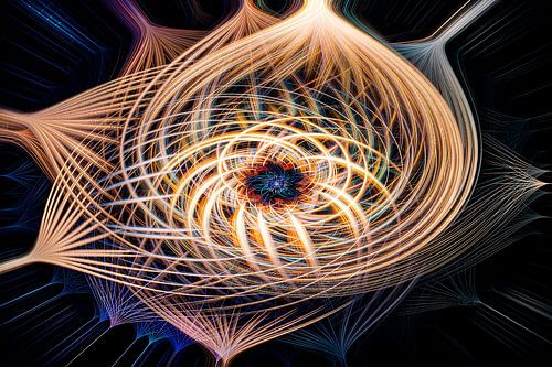 Kunst, lijnenspel. Digitaal gemaakt