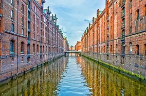Hamburg: die Speicherstadt west