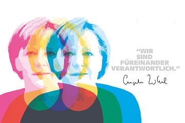 Angela Merkel Quote van Harry Hadders