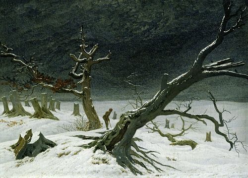 Caspar David Friedrich,Winterlandschap, 1811