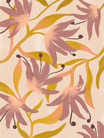 Graceful flowers in cheerful colours by Anna Benge