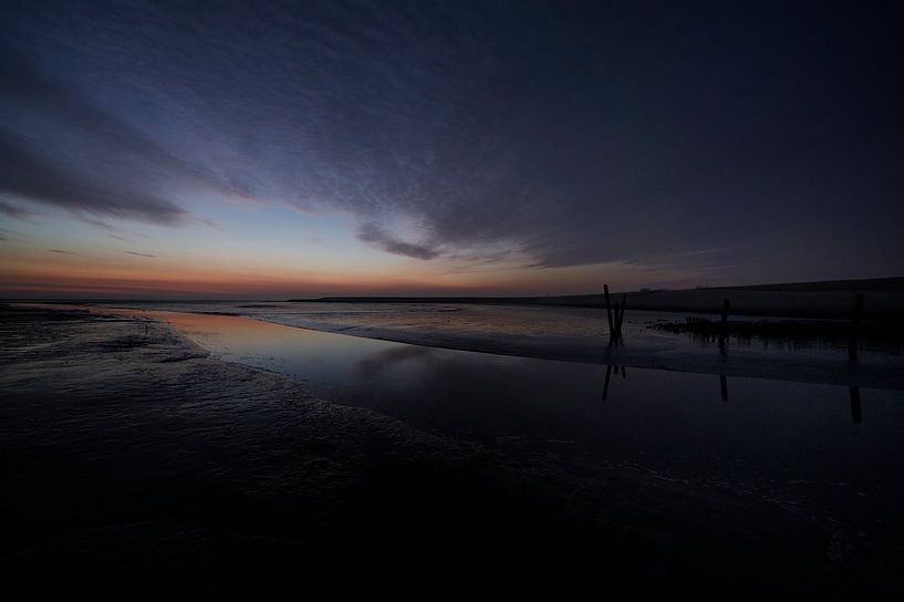 zonsopkomst boven de waddenzee von jan van de ven
