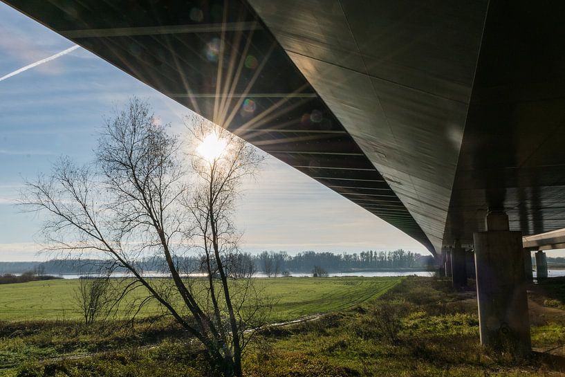 Panorama under the Tacitus bridge near Herveld by Patrick Verhoef