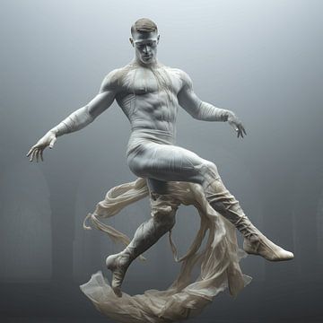 Danseuse de ballet gracieuse sur Ton Kuijpers