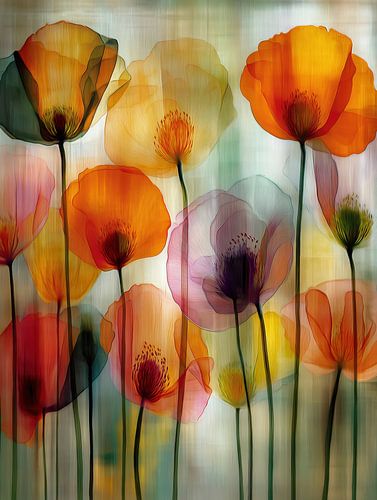 Une splendeur florale en mouvement
