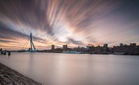 Sunset in Rotterdam van Ilya Korzelius thumbnail
