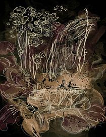 Orchid Bloom Midnight Mocha by Lori Ann Folz
