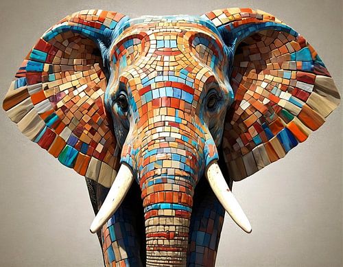 Mozaiek Olifant