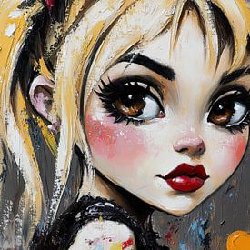 Große Augen von Blickfänger Gemälde