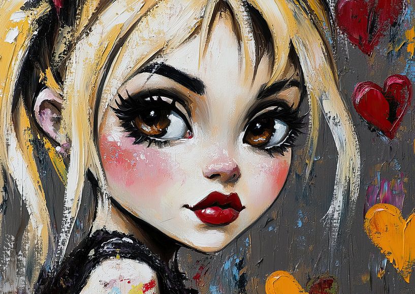 Big Eyes by Eye catching paintings
