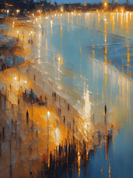 Abstrakter Strand von Jolique Arte