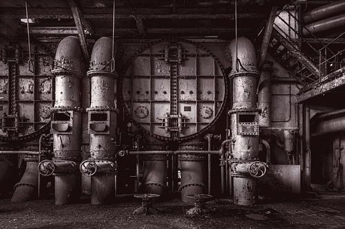 De verlaten energiecentrale