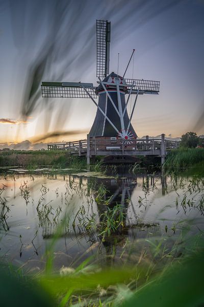 Dutch Mill The Helper in Groningen by Vincent Alkema