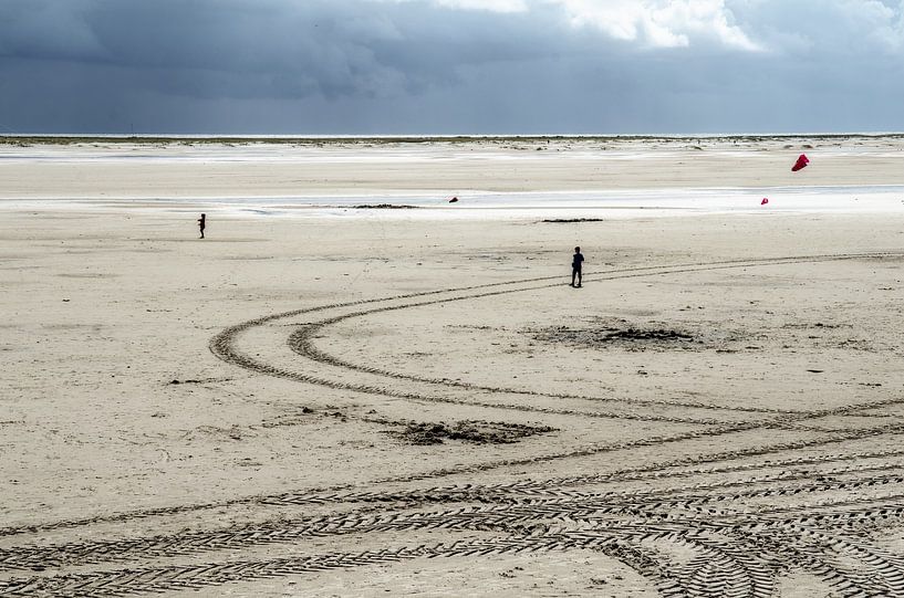 Weite Strandlandschaft auf Amrum von Alexander Baumann
