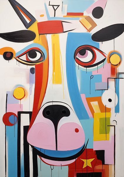Cow abstract by KoeBoe