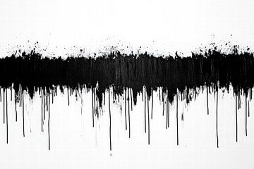 Dégradé de couleurs noir - Abstrait et moderne sur Poster Art Shop