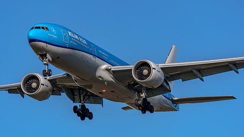 KLM Boeing 777-200, PH-BQK, naam Mount Kilimanjaro.