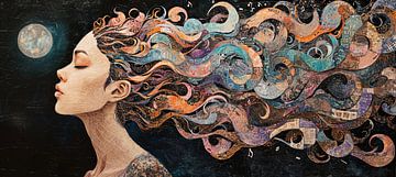 Vrouw Maan Nacht van Kunst Kriebels