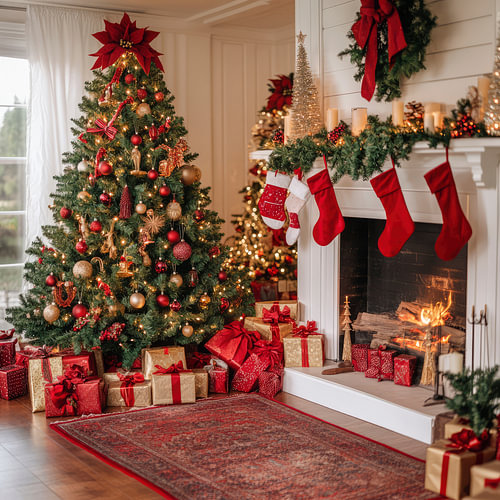 "Gezellige woonkamer met kerstsfeer ?✨"