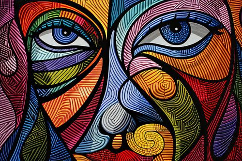 Digitaal abstracte kunst