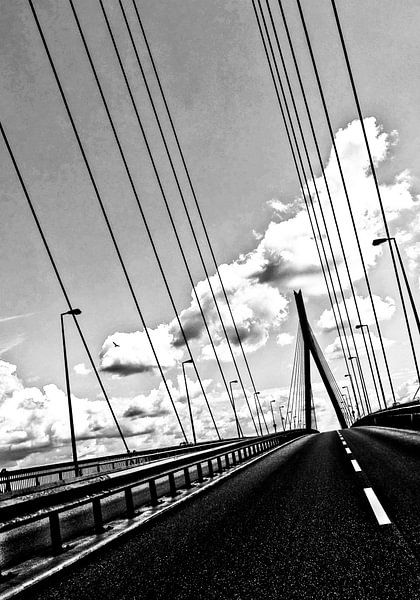 On the Koehlbrand Bridge by Norbert Sülzner