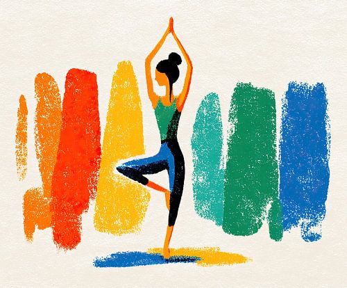 Yoga Vibes in Colour