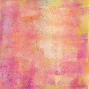 Blume des Lebens orange pink