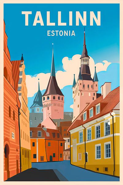 Tallinn, Estland von Poster Art Shop