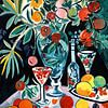Tropical Matisse Cocktails No.2 van Your unique art