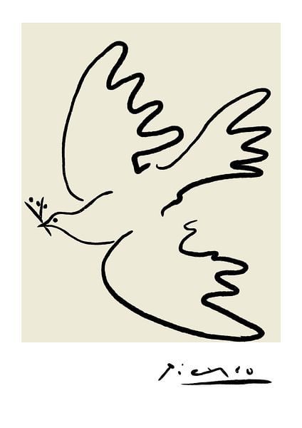 Kunstdrucke: Picasso Friedenstaube
