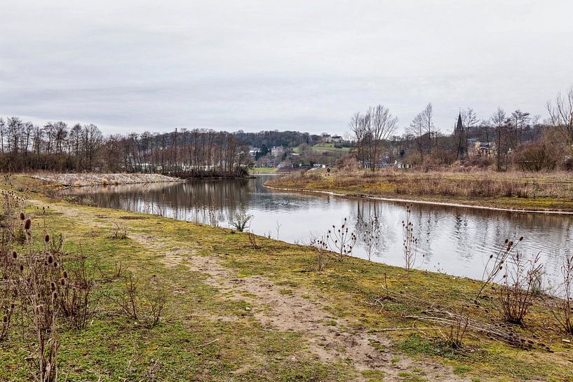 Seitenarm der Maas in der Nähe des Gouvernements in Maastricht von Rob Boon