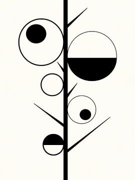 Minimalistischer Baum von H.Remerie Fotografie und digitale Kunst