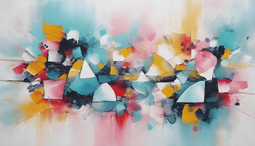 Schilderij kleurrijk