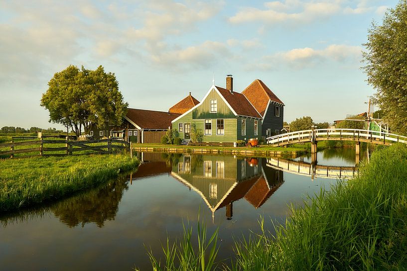 Ein schöner Abend in der Zaanse Schans von Ad Jekel