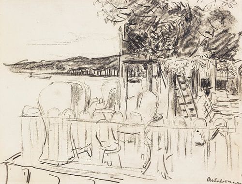 Oude Vink bij Leiden, Holland, MAX LIEBERMANN, 1911