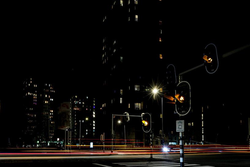 Paddepoel at night van Stadspronk