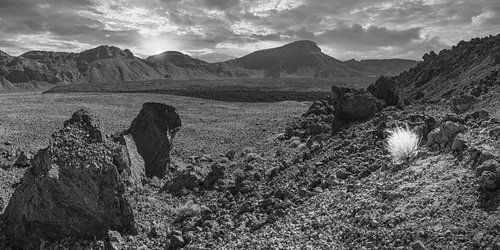 Zonsondergang in het Nationaal Park van Tenerife